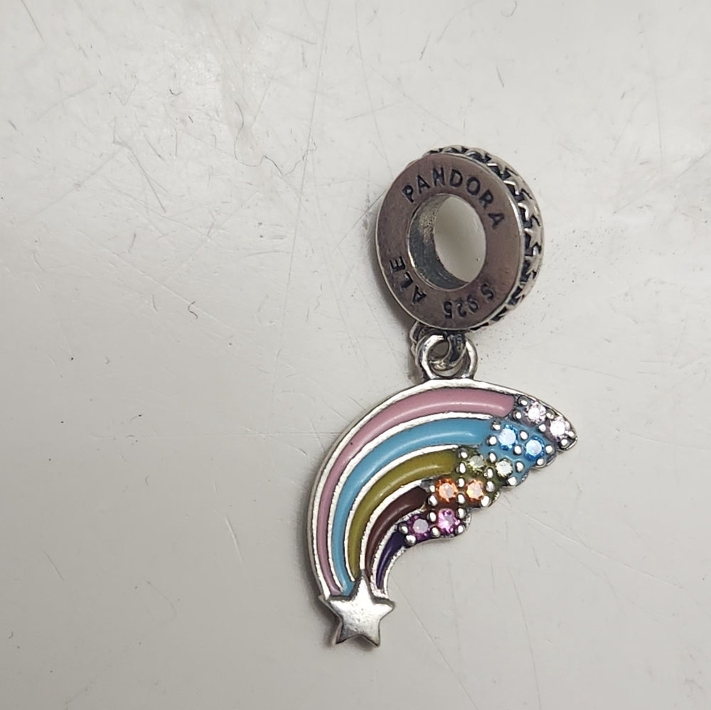Pandora Rainbow Shooting Star Charm